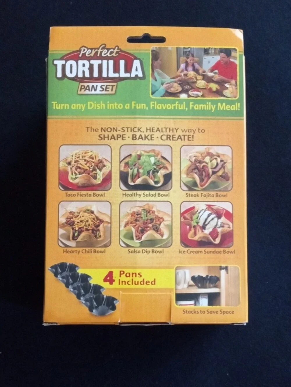 Perfect Tortilla Pan Set Of 4 NIB